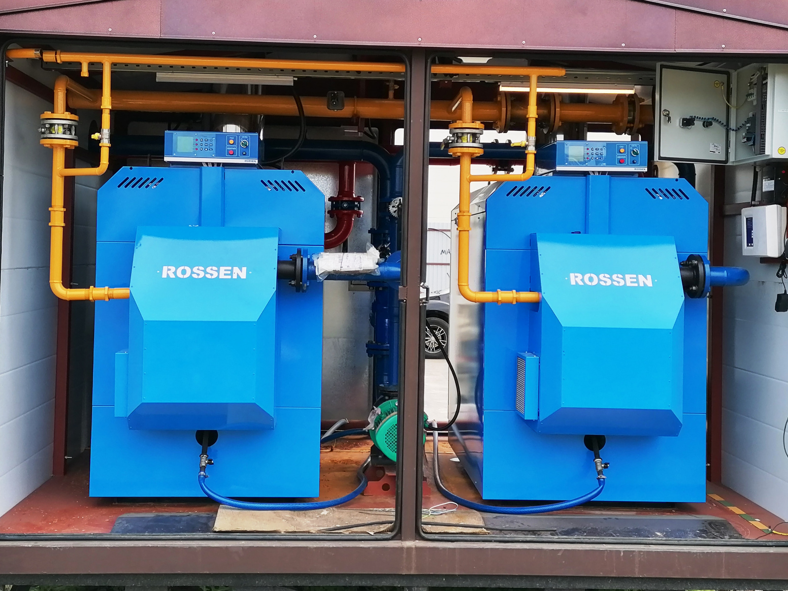 Газовый котел наружного размещения RS-ZM 500 кВт одинарный на базе котла RS-A 500 